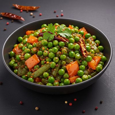 Green Peas Chilly